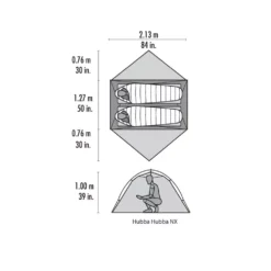 Trekkingzelt MSR Hubba Hubba NX, Grau -Camping Rabatt Geschäft msr hubba hubba nx outdoorzelt artikelbeschreibung 1000 5 7088