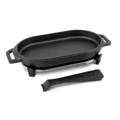 Bratpfanne Ooni Servierpfanne Aus Gusseisen -Camping Rabatt Geschäft onni zubehoer gusseiserne sevierpfanne abnehmbarer griff stahluntersetzer 1000 2 26125