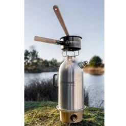 Petromax Edelstahl-Feuerkanne, 1,5 Liter -Camping Rabatt Geschäft ourdoor petromax edelstahl feuerkanne wasserkocher campingkocher feuerschale silikongriffe 1000 9 26194