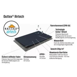 Aufblasbares Familienzelt Outwell Charleston 7 Air TC -Camping Rabatt Geschäft outwell airtech polycotton mischgewebe material klimaanpassung reissfest 1000 8 27561