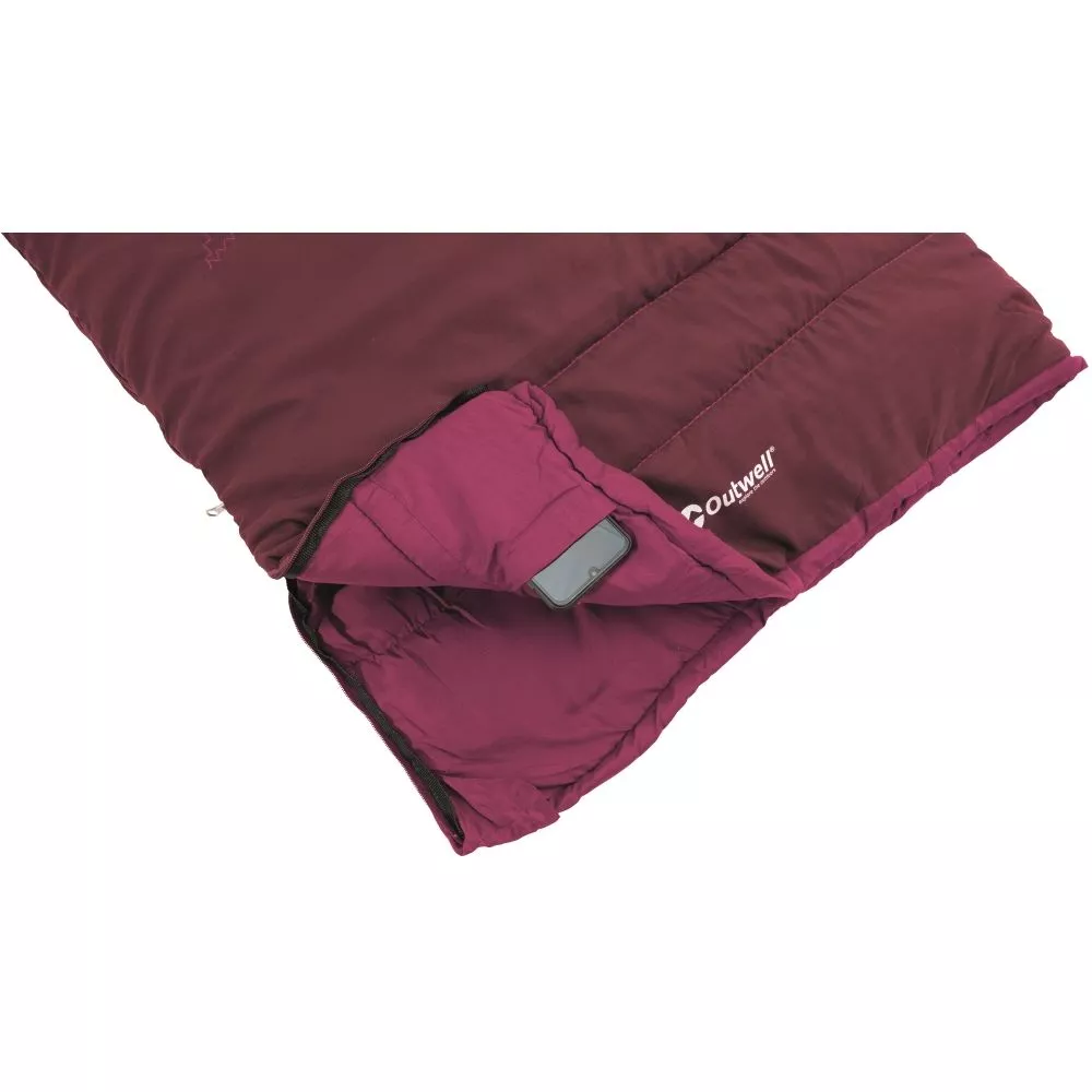 Kinderschlafsack Outwell Champ Kids, Deep Red 5 Kinderschlafsack Outwell Champ Kids, Deep Red – Bild 5
