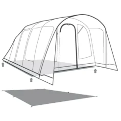 Unterlage Outwell Footprint Denver 5 / Colorado 5 Air -Camping Rabatt Geschäft outwell denver 5 colorado 5 air footprint skizze unterlage familien campingzelt 2 27512