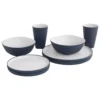 8-teiliges Campinggeschirr Outwell Gala Geschirr-Set 2 Personen | Navy Night