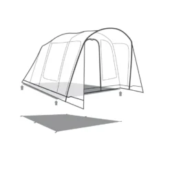 Unterlage Outwell Footprint Michigan 4 Air -Camping Rabatt Geschäft outwell michigan 4 air footprint skizze unterlage familien camping zelt 2 27516