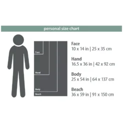Händehandtuch PackTowl Personal Handtuch | Hand 42x92cm | Sage -Camping Rabatt Geschäft packtowl personal handtuch groessenuebersicht face hand body beach 1000 2 24957
