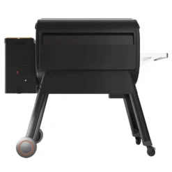 Pelletgrill Traeger Timberline 1300, Schwarz | Ausstellungsstück -Camping Rabatt Geschäft pellet smoker traeger timberline 1300 holzpellet grill pelletgrill rueckansicht 1000 3 28680