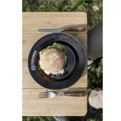 Campingbesteck Petromax 5-teiliges Besteck-Set -Camping Rabatt Geschäft petromax campingbesteck 5teilig aus edelstahl griff walnussholz einfache reinigung 1000 4 26176