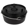 Dutch Oven Petromax Feuertopf Ft4.5-t Planer Boden, Gusseisentopf, Ø 22 Cm