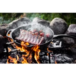 Petromax Grill-Feuerpfanne Gp35 Mit Stiel, Ø 35 Cm -Camping Rabatt Geschäft petromax grill feuerpfanne gusseisenpfanne mit stielgriff 1000 4 27840