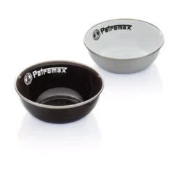 Campingschale Petromax Emaille-Schale, Weiss, 2 Stück, 160 Ml -Camping Rabatt Geschäft petromax schalen aus emailliertem stahl in schwarz oder weiss edelstahlrand 160ml fassungsvermoegen 1000 3 28005