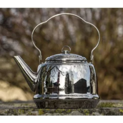 Petromax Edelstahl-Teekessel, 3l -Camping Rabatt Geschäft petromax teekessel aus edelstahl 3l fassungsvermoegen 17cm bodendurchmesser pflegeleicht robust 1000 4 27908