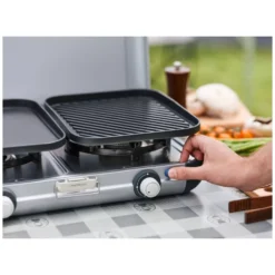 Campingkocher Campingaz Camping Kitchen 2 Grill & Go CV -Camping Rabatt Geschäft piezozuendung gasbetriebener campingkocher campingaz camping kitchen 2 grill and go cv 1000 5 24718