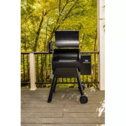 Pelletgrill Traeger PRO D2 575, Schwarz, Inklusive Meater Plus -Camping Rabatt Geschäft pro 575 traeger schwarzer kleiner pelletgrill smoker 1000 8 26285