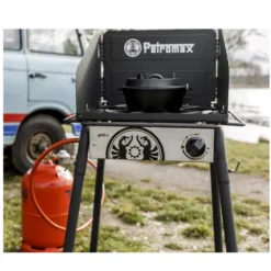 Petromax Gastisch GE45 Mit Einzelbrenner, 50 Mbar -Camping Rabatt Geschäft propangas betriebener stahl gastisch petromax ge45s inklusive windschutz 1000 4 25961