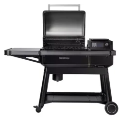 Pellet-Smoker Traeger Ironwood International + Pelletsensor -Camping Rabatt Geschäft raeuchergrill smoker 2 ebenen traeger ironwood schwarz 1000 3 24771