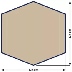 Sonnensegel Eurotrail Tarp Hardin -Camping Rabatt Geschäft sonnensegel eurotrail tarp hardin 2 1 8646
