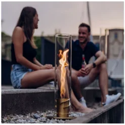 Tischfeuer Höfats SPIN 900, Gold -Camping Rabatt Geschäft spin 900 bioburner hoefats tischfeuer windlicht gartenfackel haengefeuer 1000 7 25736