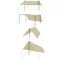 Grosses Sonnensegel Brunner Sunny UV Tarp, 3 X 4 M -Camping Rabatt Geschäft tarp sonnensegel strand campingplatz brunner sunny uv 2 9557