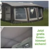 Aufblasbares Wohnwagen- & Wohnmobil-Vorzelt Telta Soul 490 + Gratis Innenhimmel