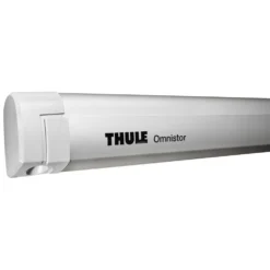 Markise, Sonnenstore Thule Omnistor 5200, Tuch: Saphir-blau, Gehäuse: Eloxiert