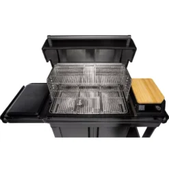 Holzpelletgrill Traeger Timberline XL INT, Schwarz | Ausstellungsstück -Camping Rabatt Geschäft touchsreen holzpellet grill trager timberline int hitzeschild 1000 7 28679
