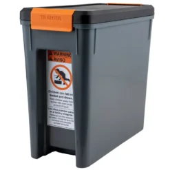 Holzpelletbehälter Traeger StayDry Pellet Bin & Lid -Camping Rabatt Geschäft traeger deckel holzpelletbehaelter staydry pellet bin grau 1000 8 24610