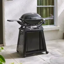 Weber Premium Rollwagen Für Weber Q N-Serie Ab 2025 -Camping Rabatt Geschäft weber gasgrill q n serie ab 2025 premium rollwagen schwarz unterschrank fronttuer 1000 4 28234