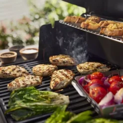 Weber Outdoorküche BBQ-Kitchen, 2er Set Für Genesis E-415 Ohne Seitenkocher -Camping Rabatt Geschäft weber gasgrills genesis e415 flavorizer bars aromaschienen pureblu brenner gleichmaessige hitzeverteilung 1000 12 26358