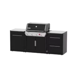 Weber Outdoorküche BBQ-Kitchen, 2er Set Für Genesis E-415 Ohne Seitenkocher -Camping Rabatt Geschäft weber genesis e415 luxusgasgrill outdoor kueche grillkueche tuermodul 2 ladenmodul gasflasche grillzubehoer verstauen 1000 3 26358