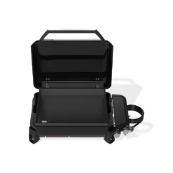 Weber SLATE GP56 Premium Gasgrill - Black | Ausstellungsstück -Camping Rabatt Geschäft weber griddle gp 56 mit zwei edelstahlbrenner scharfes anbraten einfache reinigung 1000 3 27741