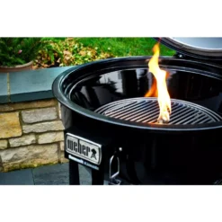 Holzkohlegrill Weber Summit Kamado E6 | Ausstellungsstück -Camping Rabatt Geschäft weber holzkohle grill kamado e6 summit edelstahlgrillrost 1000 7 27737