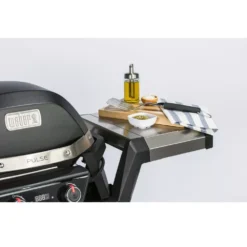 Elektrogrill Weber Pulse 2000 Mit Rollwagen | Ausstellungsstück -Camping Rabatt Geschäft weber pulse 2000 elektrischer grill mit edelstahl seitenablage arbeitstisch abklappbar 1000 8 27738