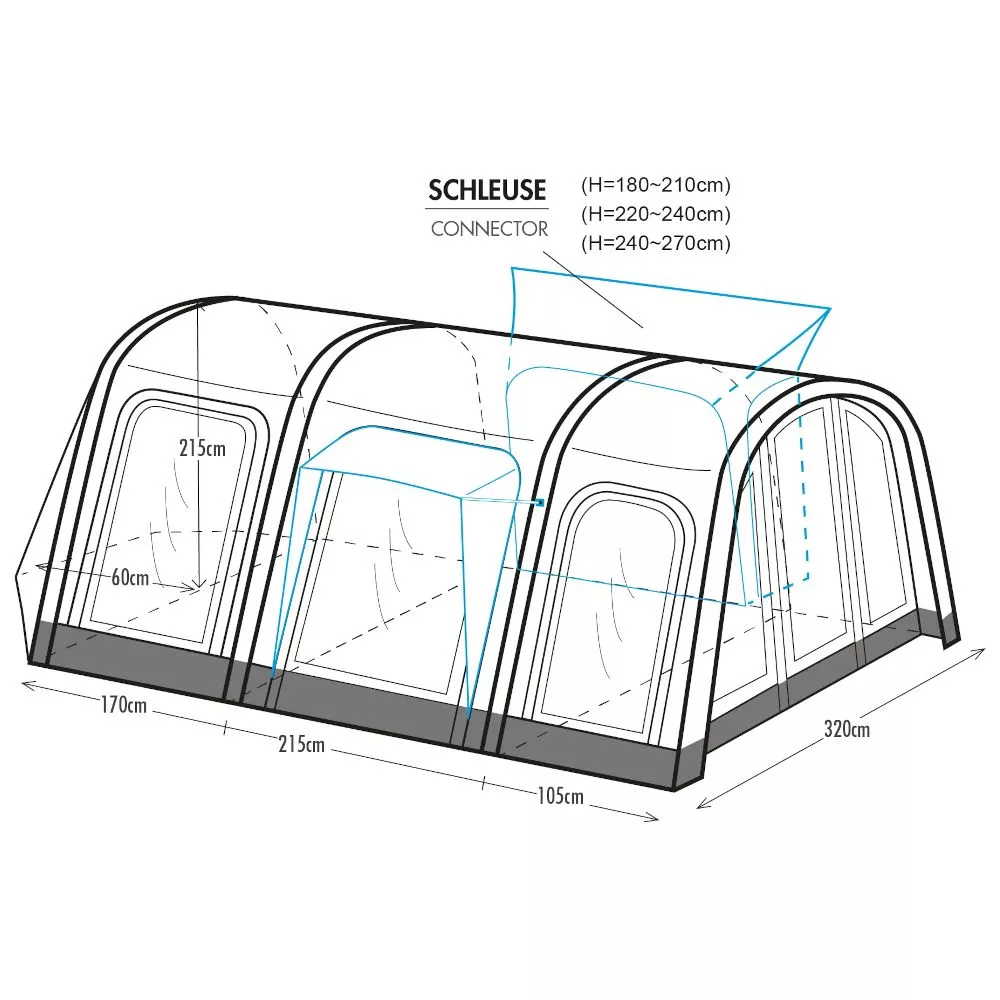 Luftvorzelt Westfield Aquila Pro 2 Luftvorzelt Westfield Aquila Pro – Bild 2