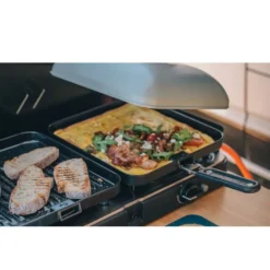 Cadac Dometic Universal Deckel -Camping Rabatt Geschäft zubehoer cadac dometic grillplatte backplatte universaldeckel aus aluminium leichte reinigung grau 1000 4 26220